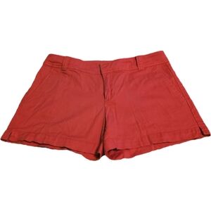 Women's Coral Red/Pink Casual Shorts